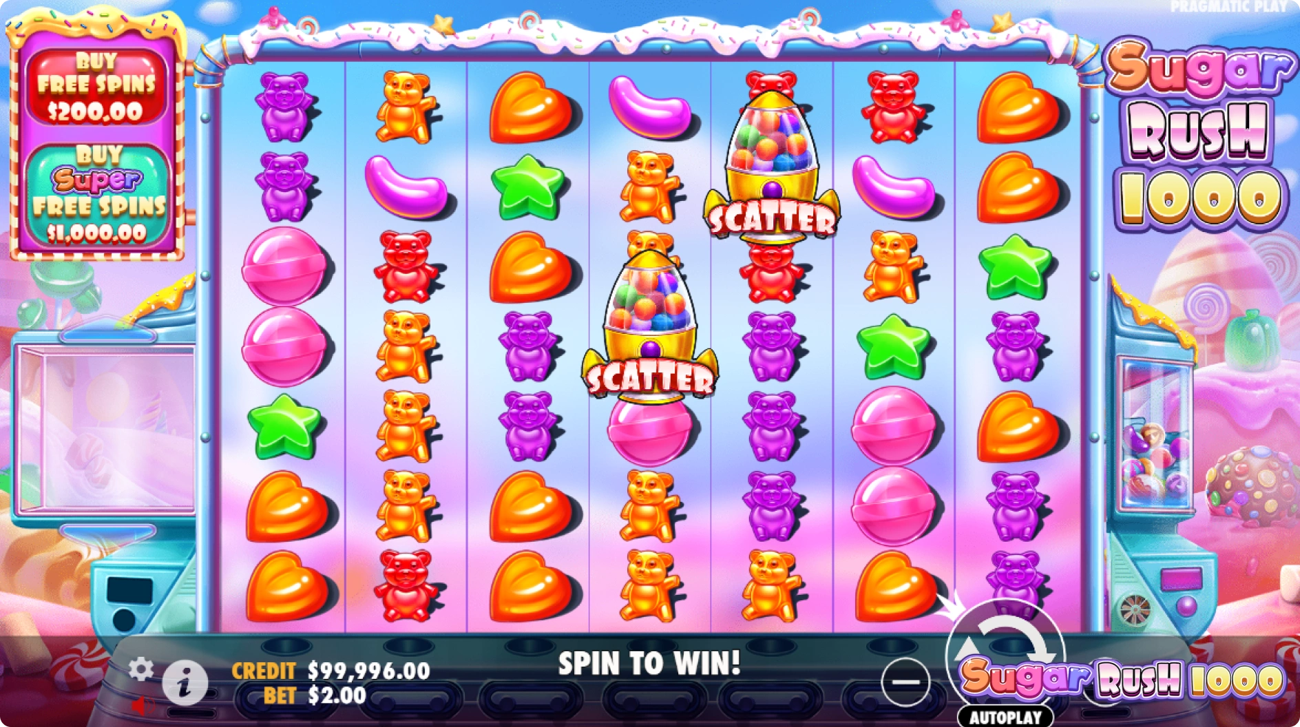 Sugar Rush 1000 Demo Mode